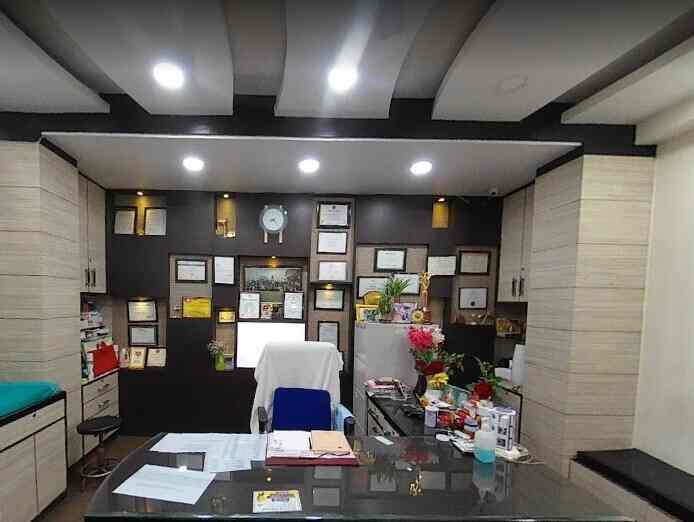 A consulting room at New Uday Medical Centre